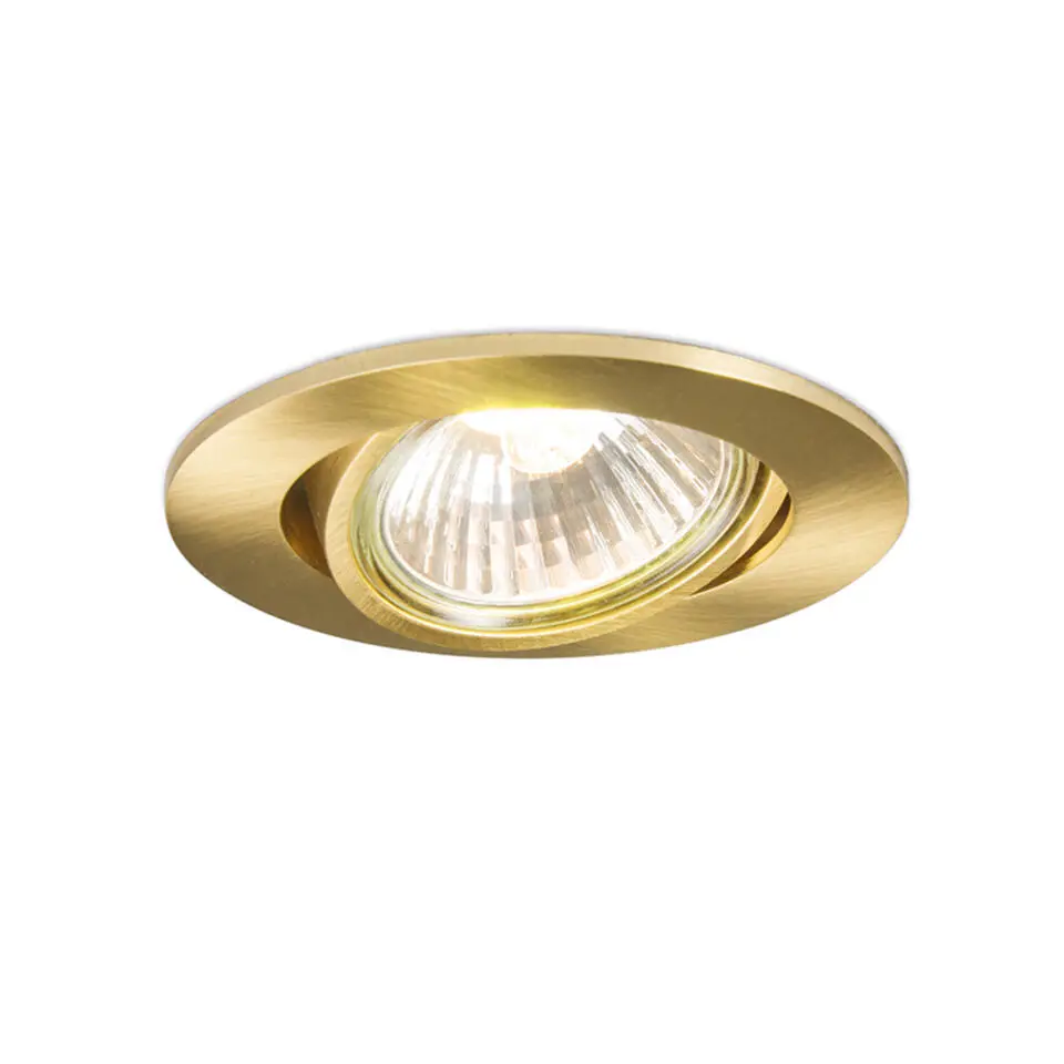 Qazqa inbouwspots cisco goudkleurig gu10
