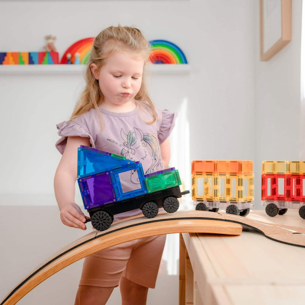 Køb Connetix Rainbow Transport Pak 50 Styks