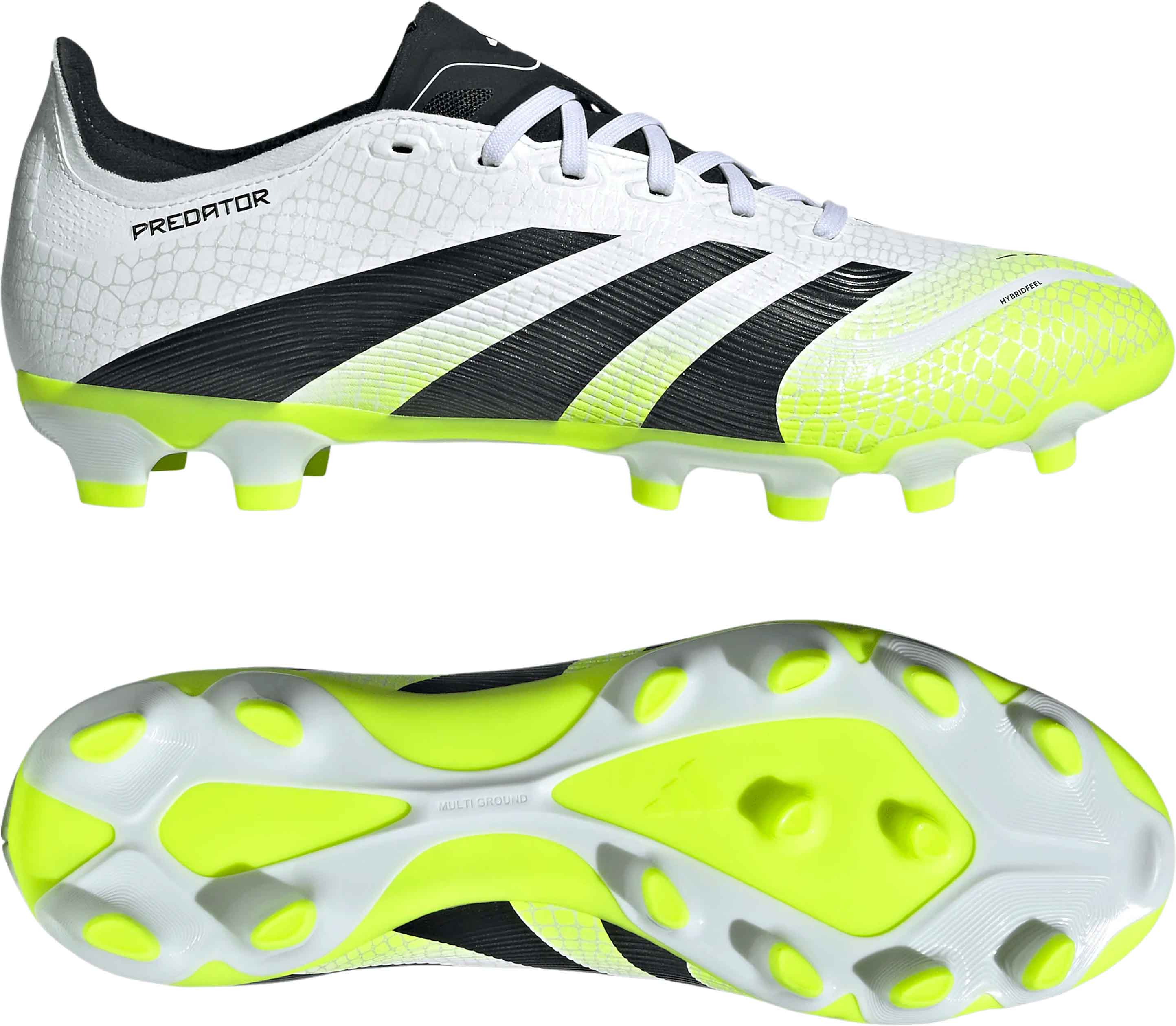 Predator League MG Cloud White/Core Black/Lucid Yellow