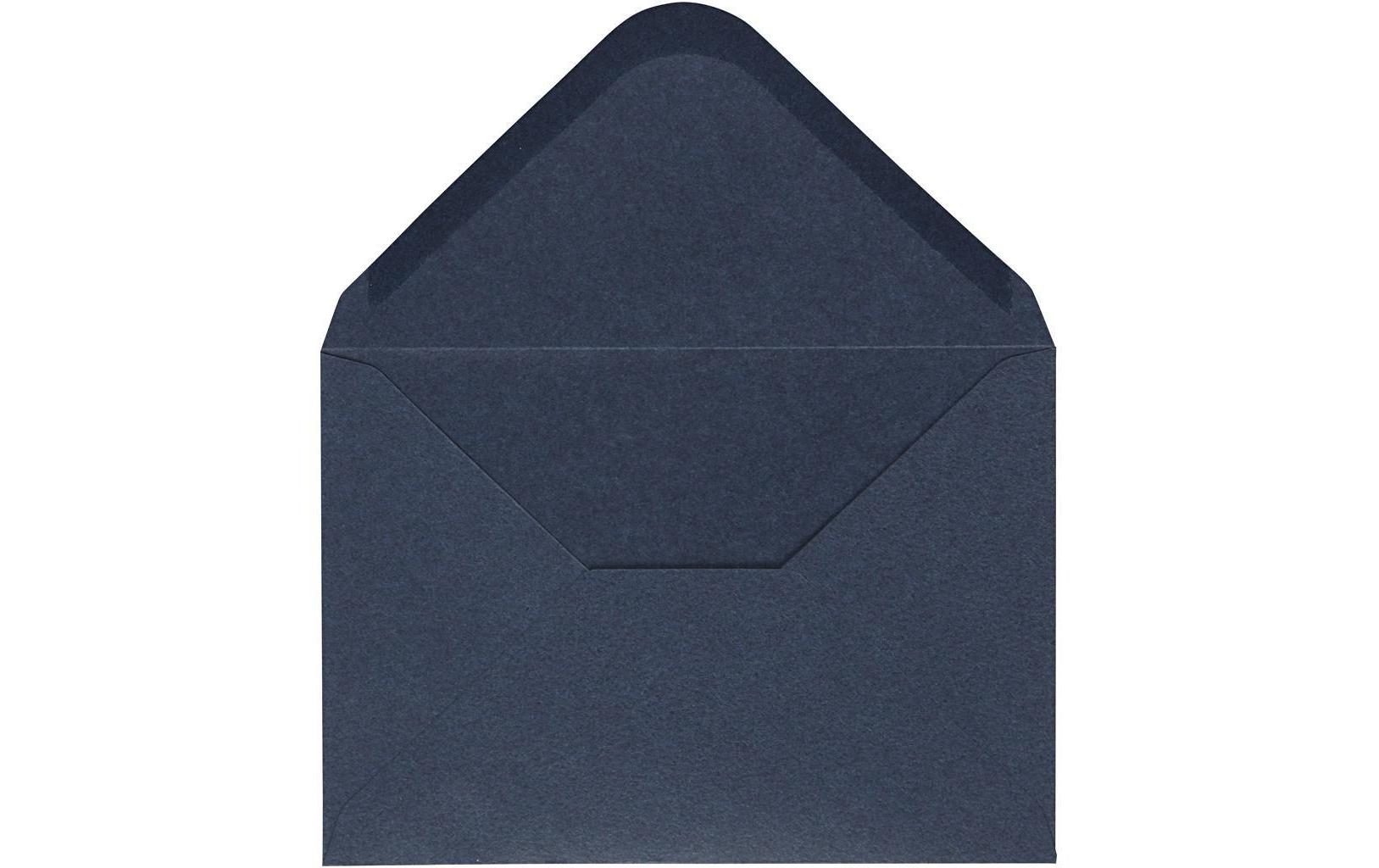 Couvert 11.5 x 16 cm DunkelblauCouvert mit feiner Prägung