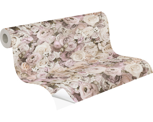 Zelfklevend behang 38582-1 Bloemenboeket roze 8,40 x 0,53 m