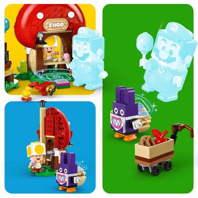 LEGO Super Mario 71429 Ekstrabanesettet Nabbit besøker Toads butikk