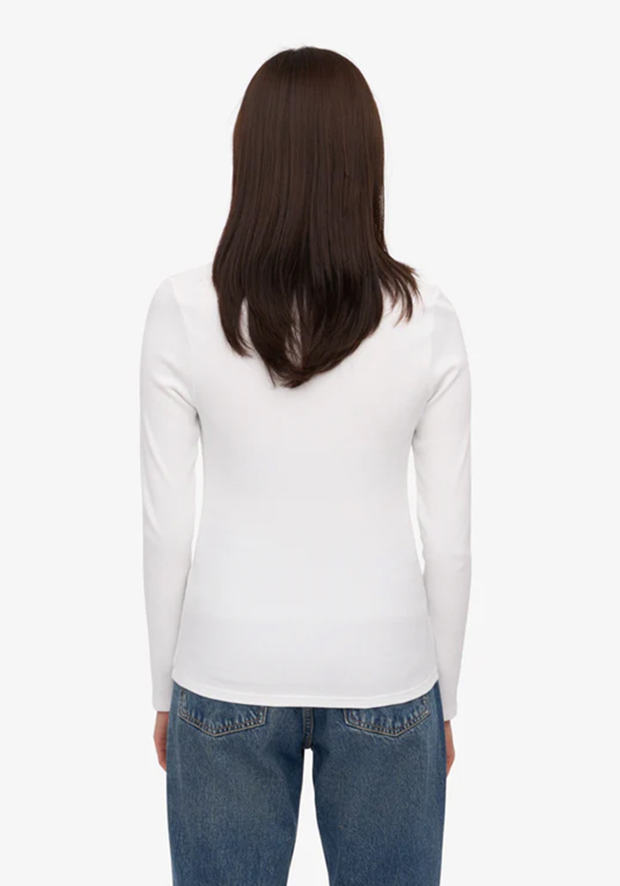 Colorful Standard Damen-Longsleeve Rib Deep Black