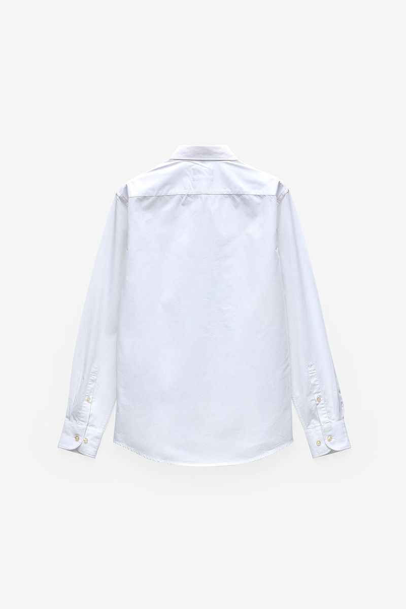 CAMISA SLIM FIT BÁSICA EM POPELINA