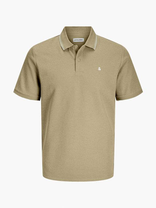 JACK & JONES Polo-Shirt beige