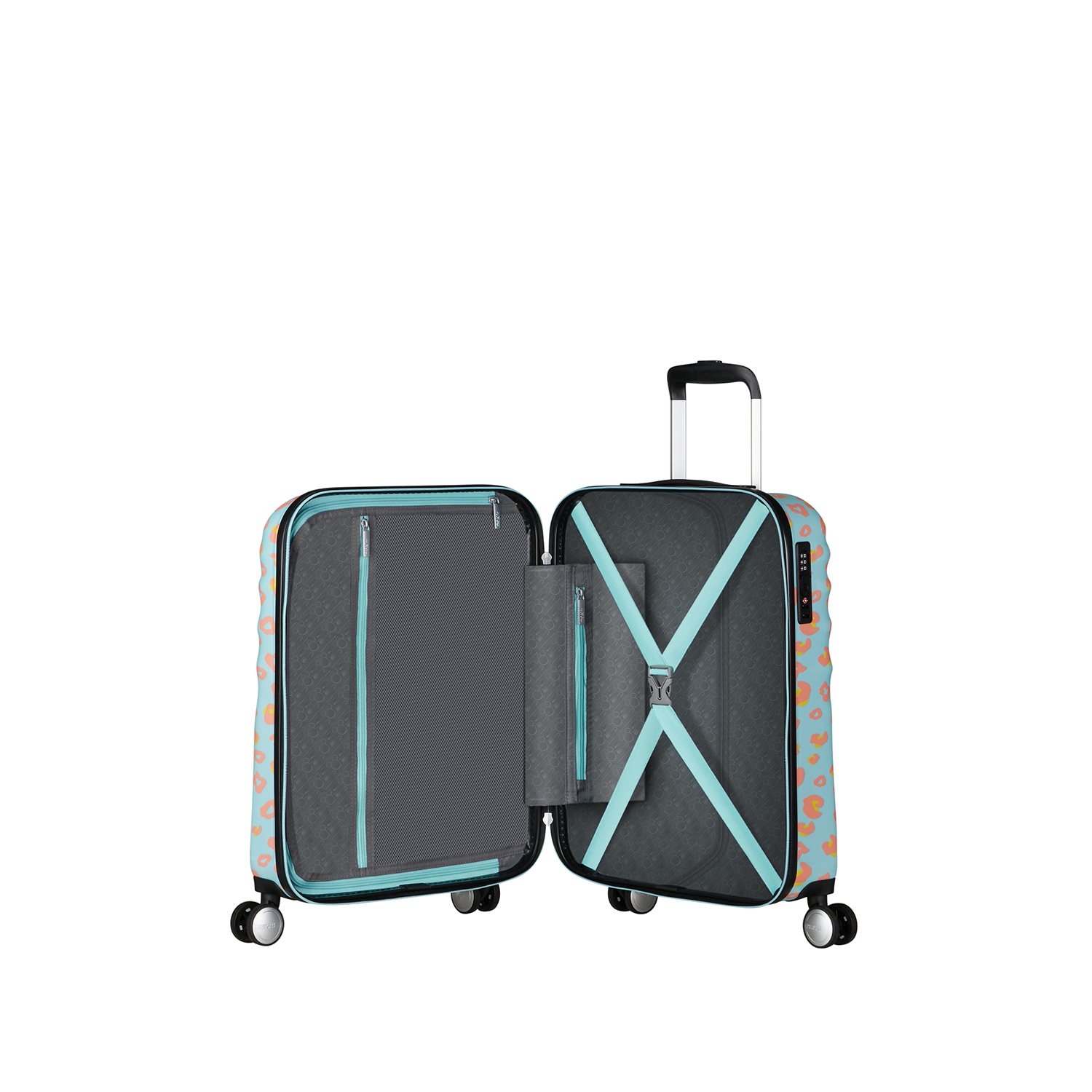 American Tourister Wavebreaker Disney Spinner 55/20 TSA minnie pastel dots