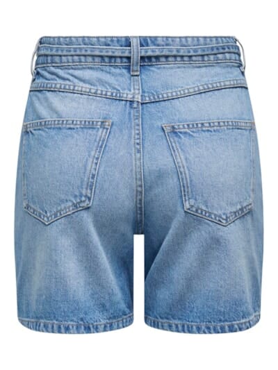 Only Onlgianna Belted Shorts Azg 4670916 medium blue denim