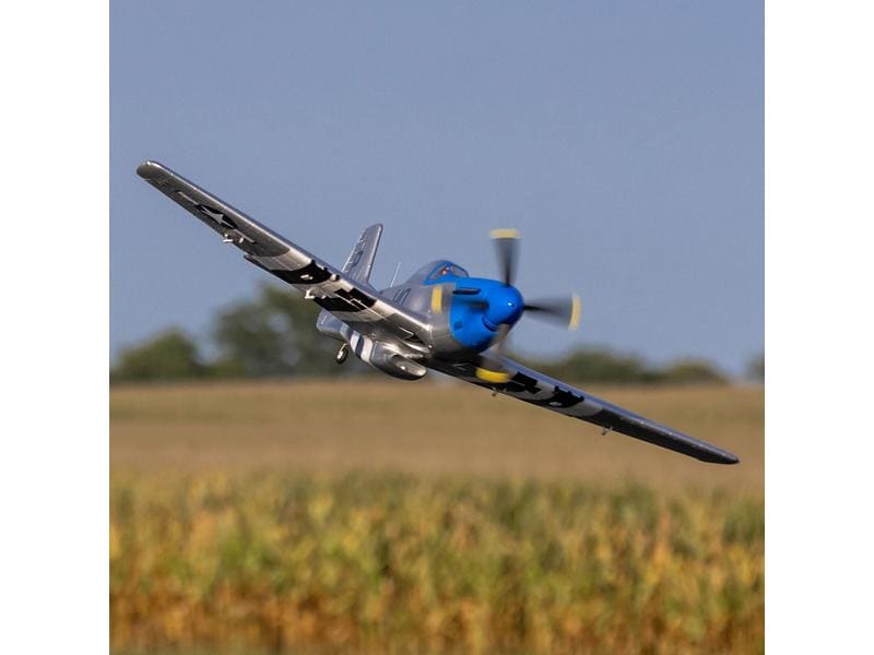 E-flite Warbird P-51D Mustang 1200 mm BNF Basic Mustang «Cripes A’Mighty 3rd» Scale Warbird mit Spektrum Komponenten