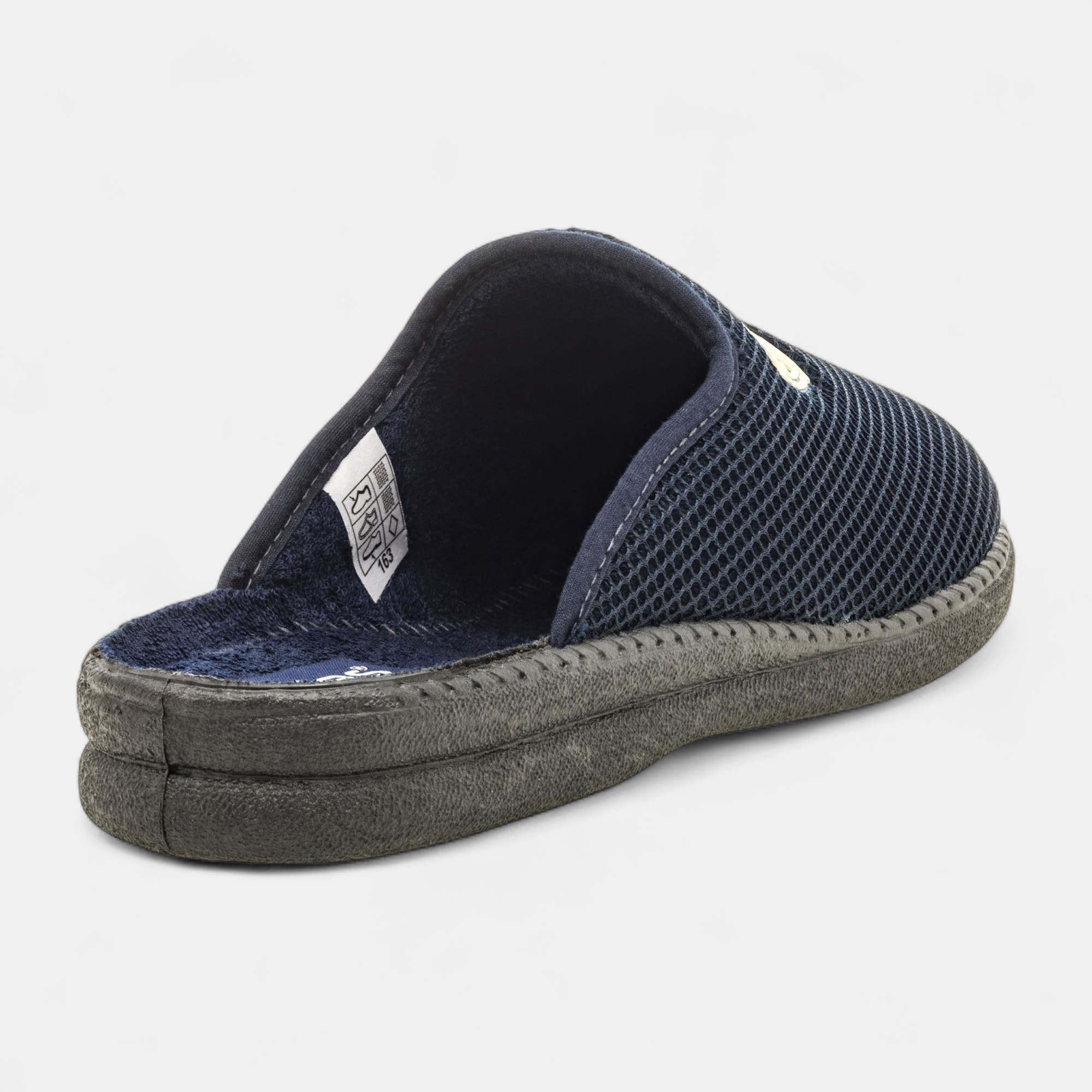 Pantoufles mules Homme bleu marine