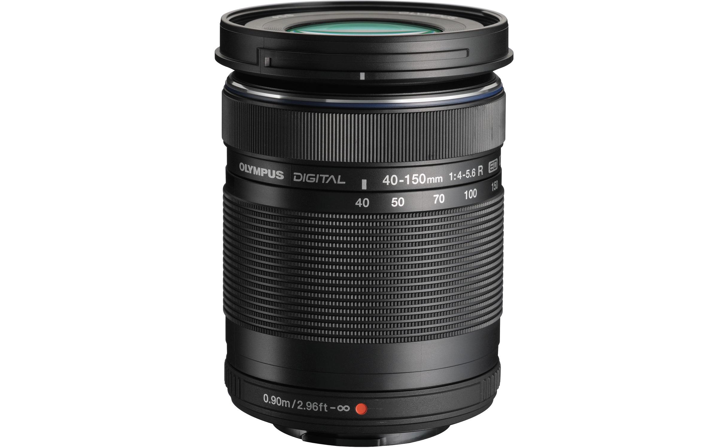 Zoomobjektiv M.Zuiko ED 40-150 mm F/4.5-5.6 R MFT, Schwarz<br>Kompaktes Telezoom-Objektiv mit MSC-Autofokus