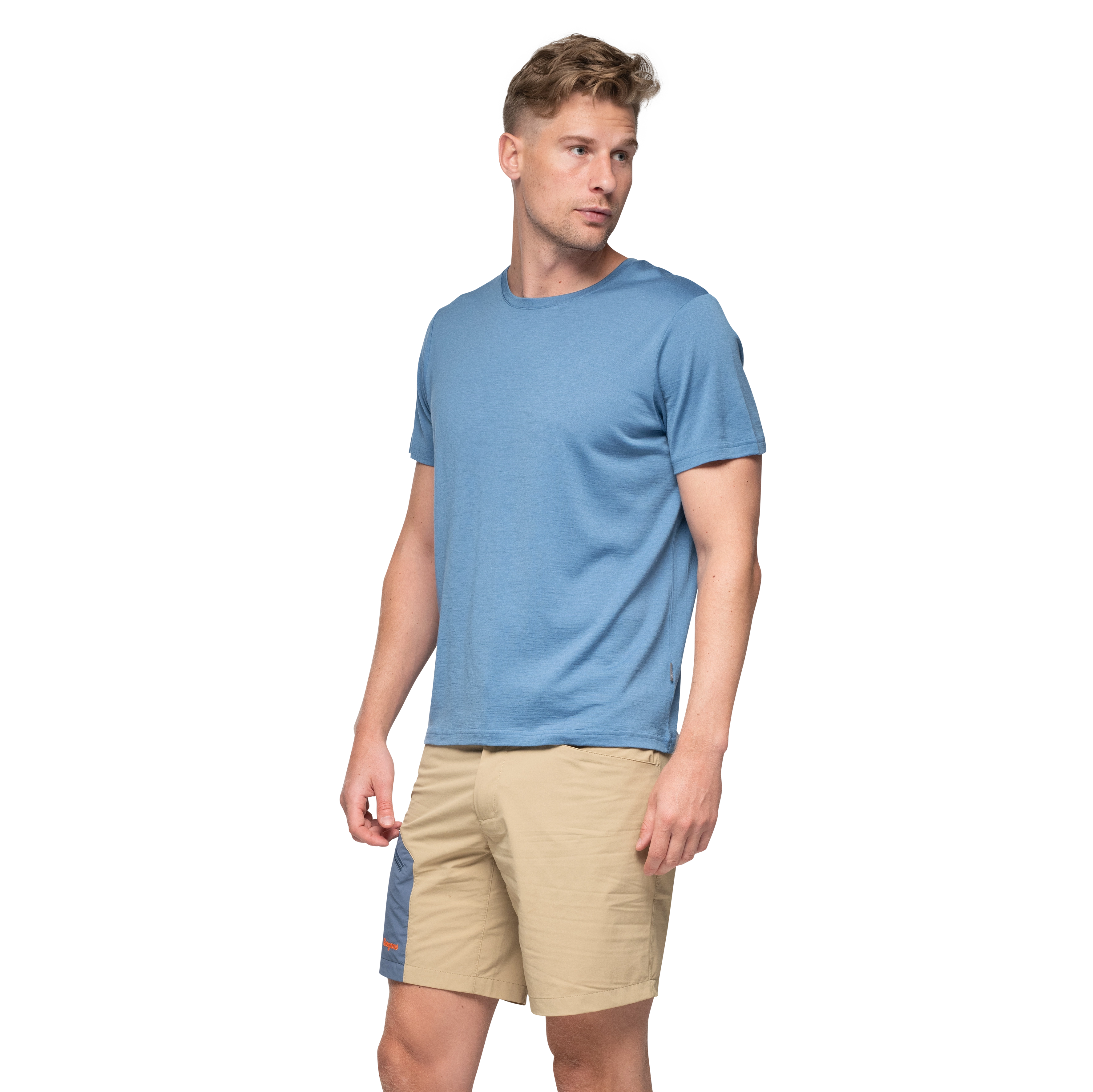 Vaagaa Adventure Merino Tee Men Blue Moon