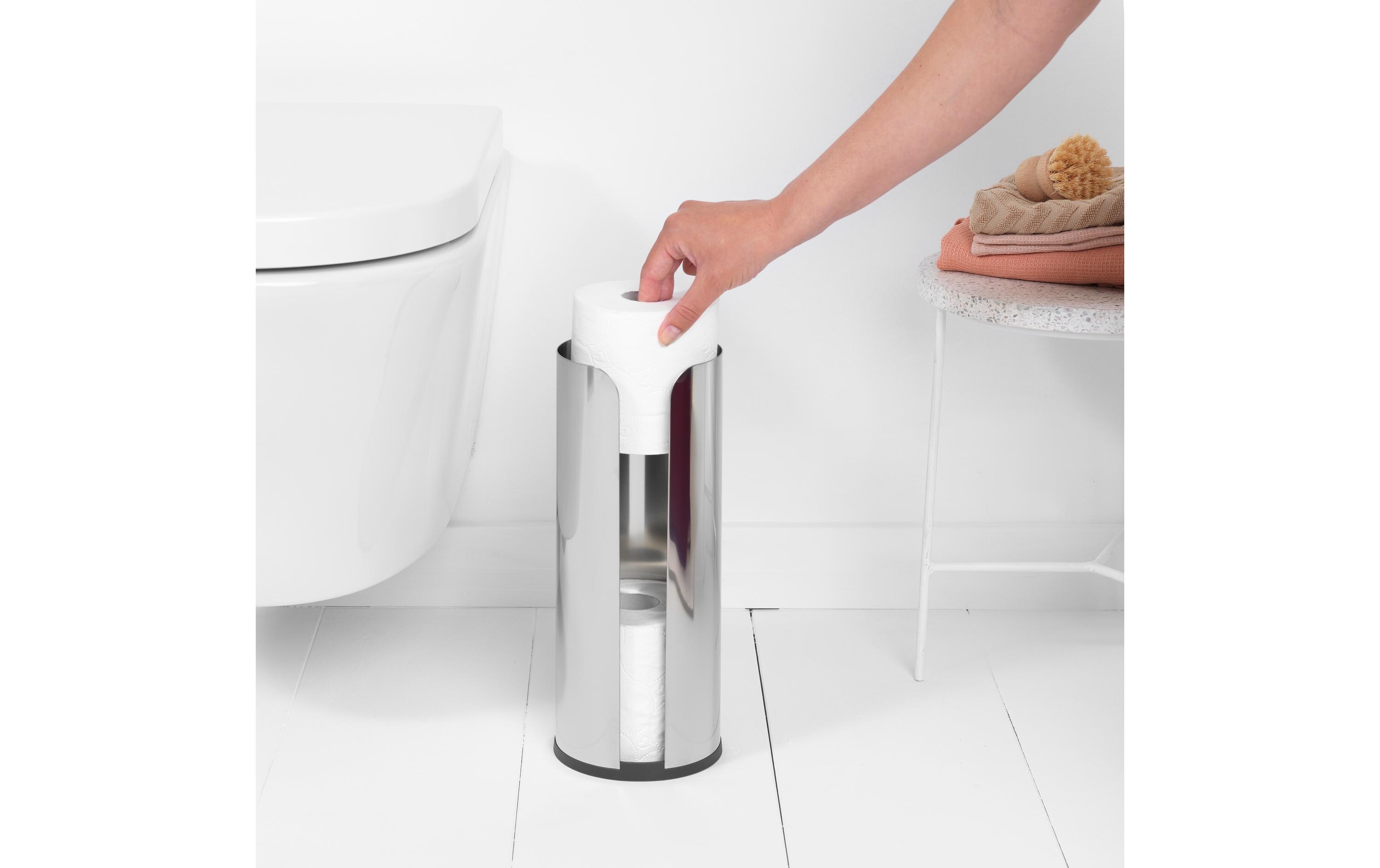 Toilettenpapierhalter ReNew für 3 Rollen, SilberWC-Rollenhalter