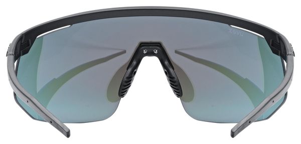 Lunettes Uvex Pace One Noir/Verres Miroir Bleu