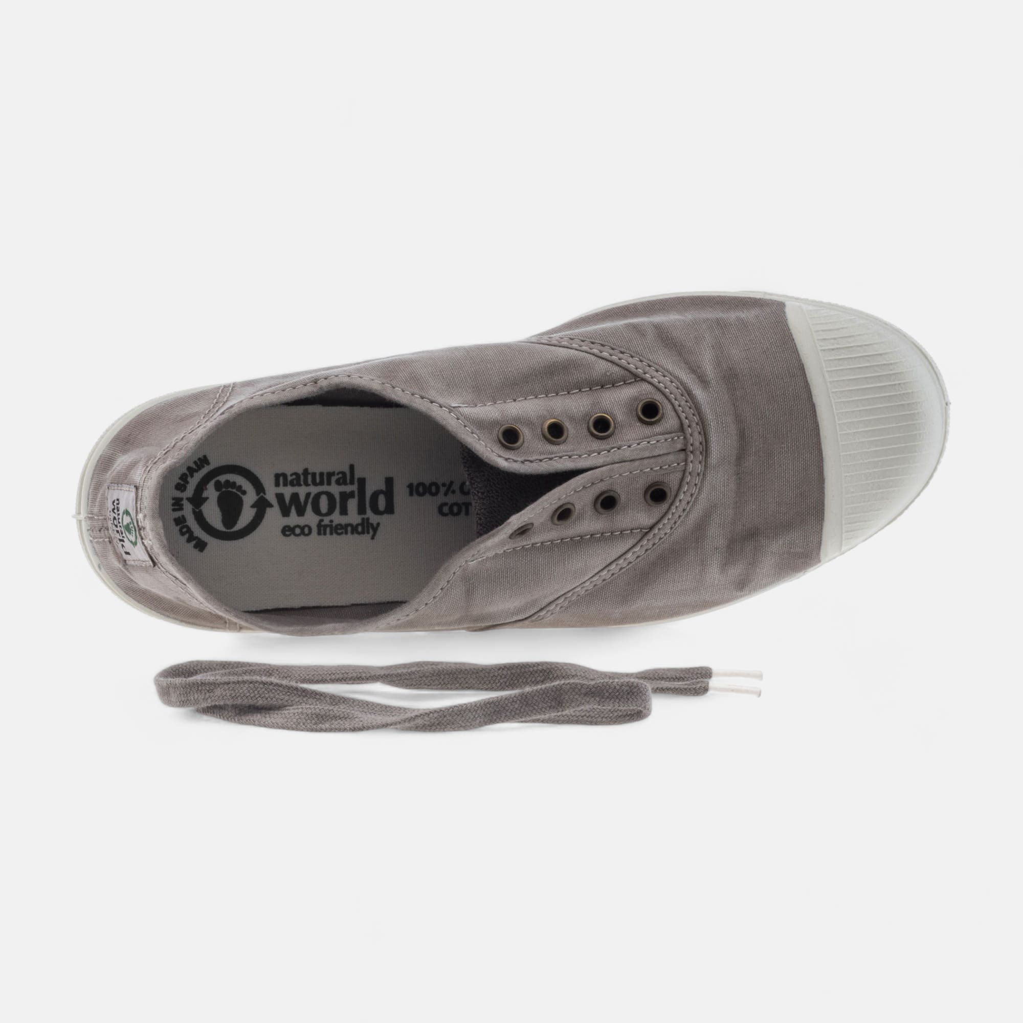 Baskets en toile Femme gris