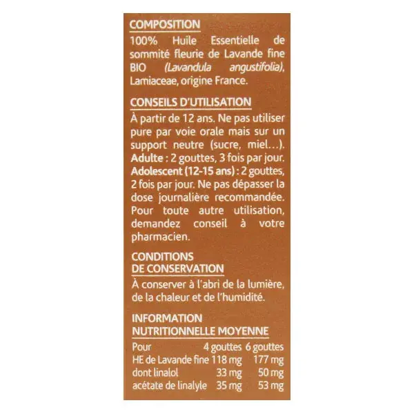 Óleo Essencial de Lavanda Orgânica Arko Essentiel nº 19 10ml