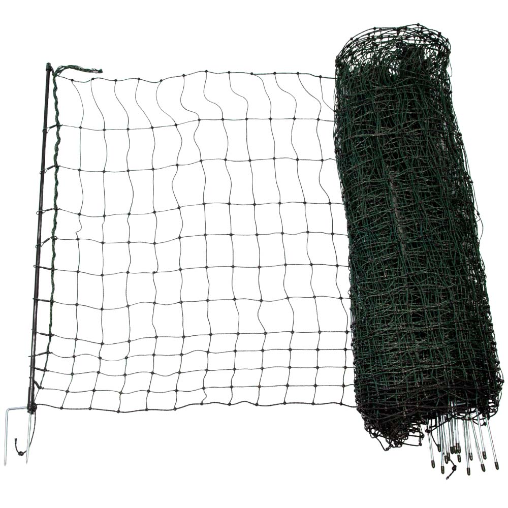 Filet volaille piquets renforcés 50 m, h 1.1 m
