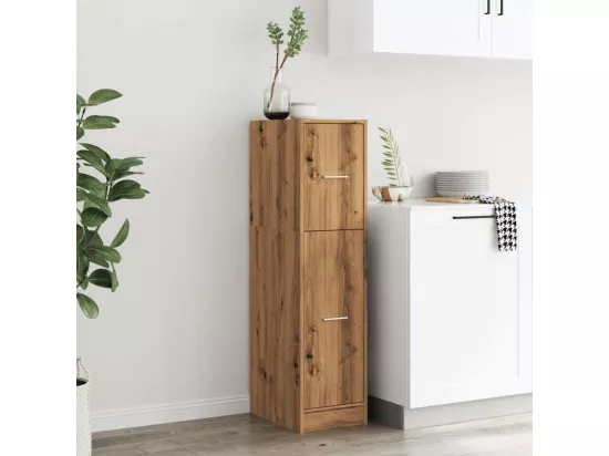 Armoire d'apothicaire chêne artisanal bois d'ingénierie