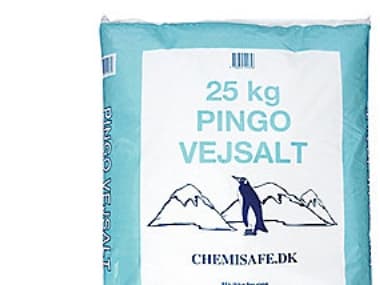 Pingo stenvejsalt 25 kg - Velegnet som tømiddel t/veje, stier & P-Pladser, opbev. tørt