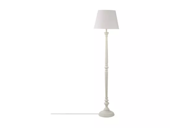 Lampadaire droit en bois de pin 