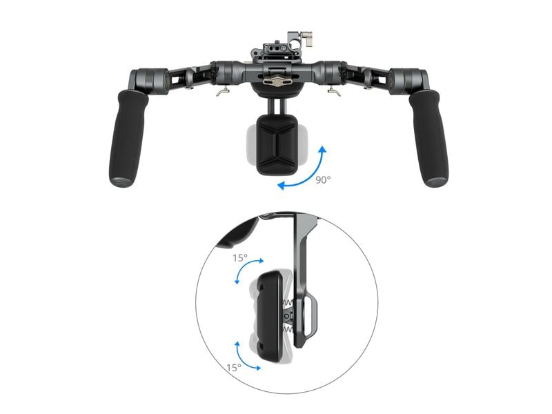 Smallrig HawkLock Shoulder Rig SR007 Pro Schulterrig mit Schnellspann-Design