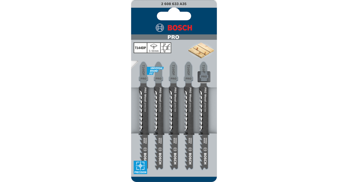 BoschDecoupeerzaagblad T144DP  (5 stuks)