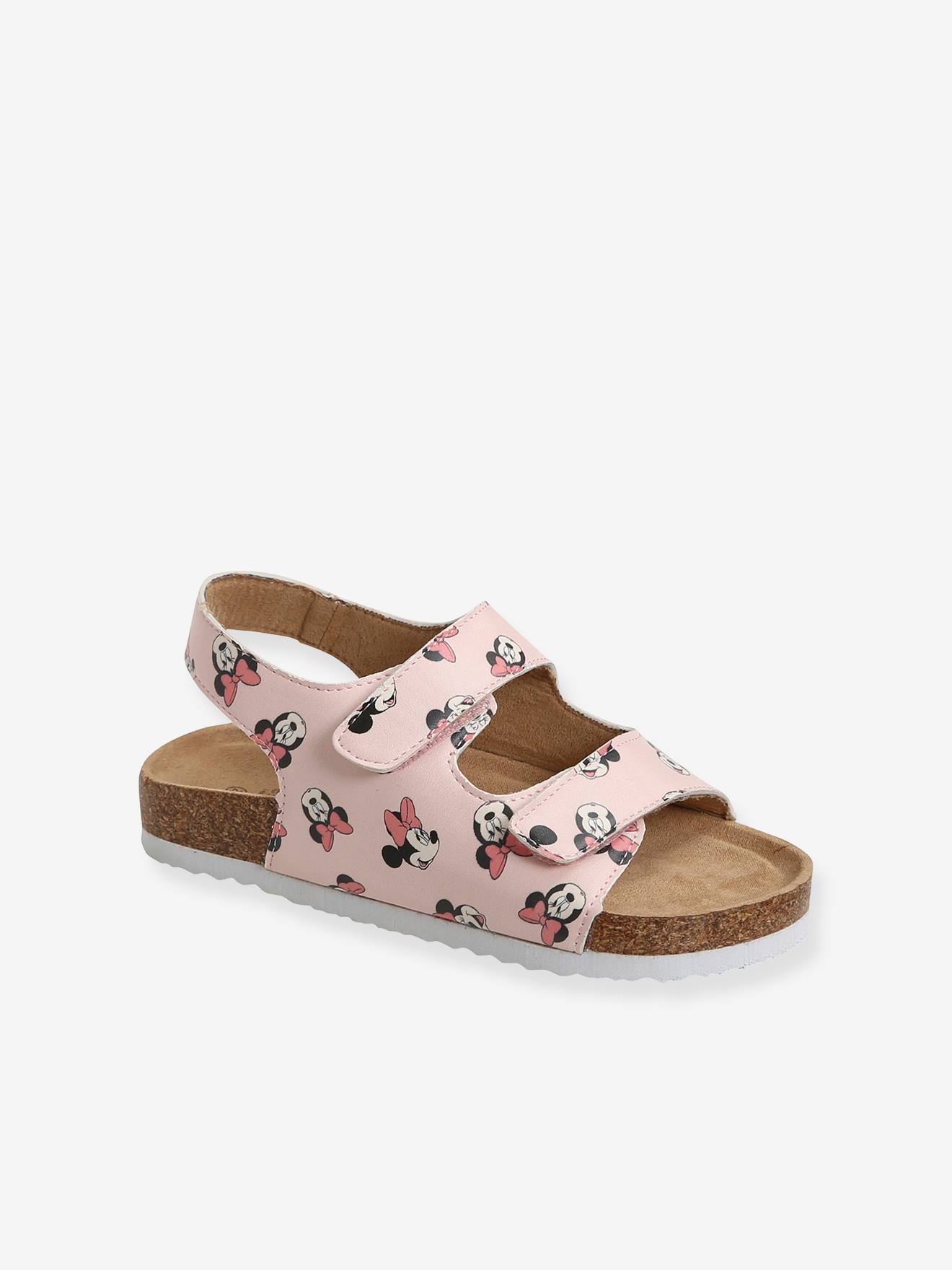 Sandálias DS® Minnie, estampa rosa escuro