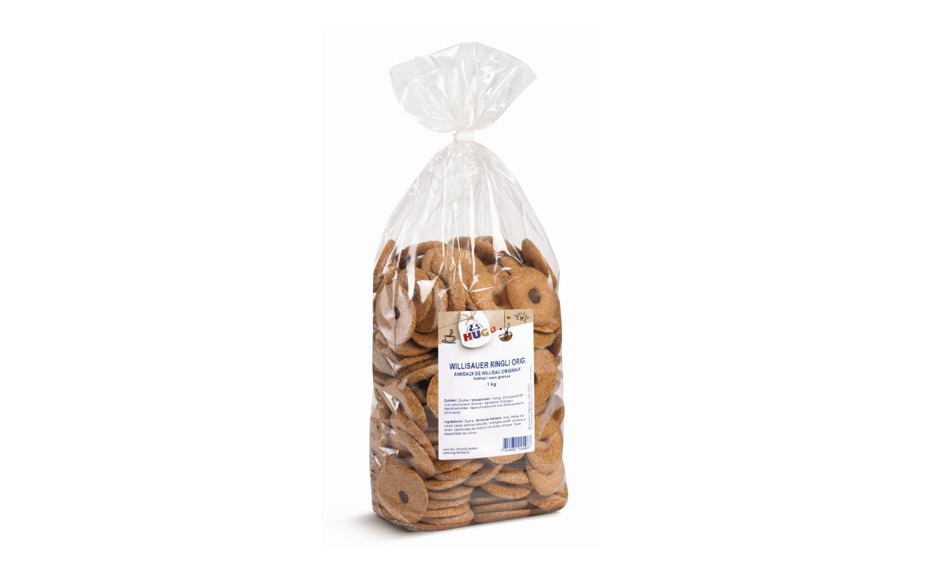 Guetzli Willisauer-Ringli 1000 gSüsse Gebäckspezialität aus Willisau
