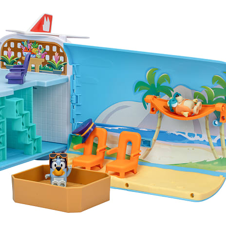 Bluey legesæt med cabriolet fly