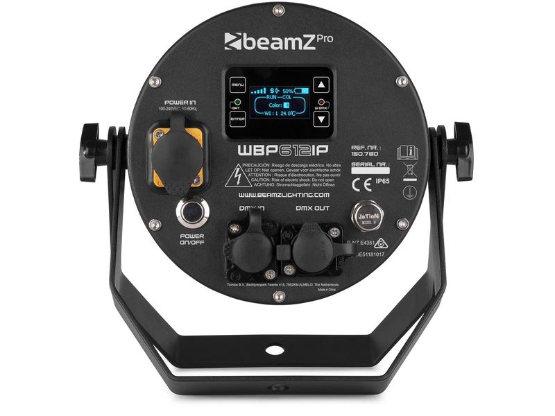 BeamZ Pro Scheinwerfer WBP612IP Aluminium LED-Scheinwerfer