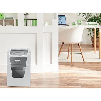 Leitz IQ AutoFeed Small Office 100 P4 - destructeur de documents coupe croisée - 100 feuilles - Corbeille 34 litres