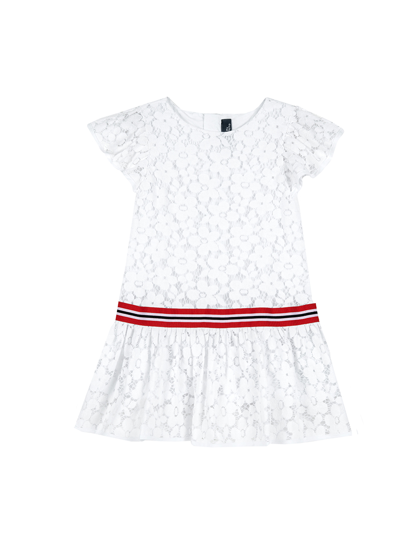Girl's White Dress