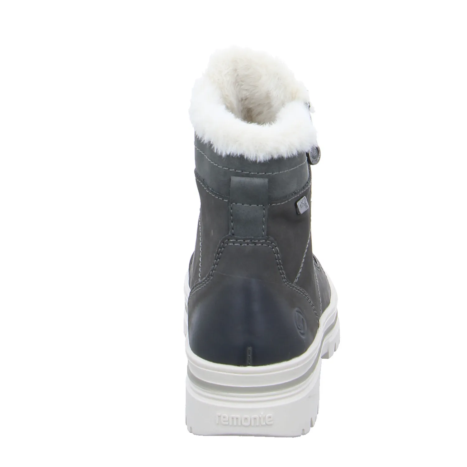 REMONTE Boot Grau Leder  mit TEX Membrane