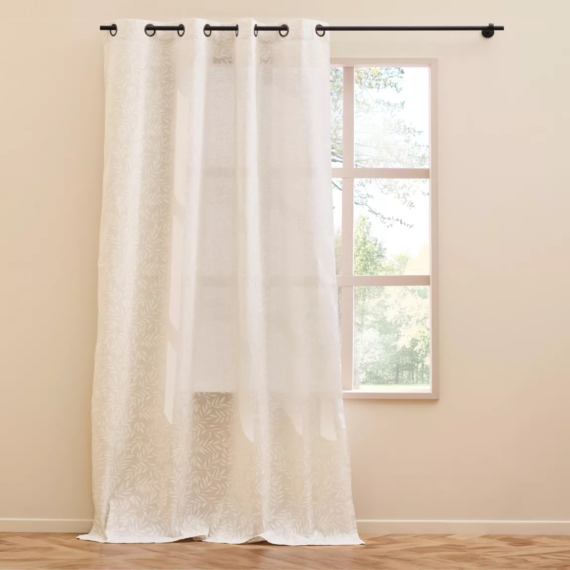 Rideau polycoton (140 x 240 cm) Naya Beige