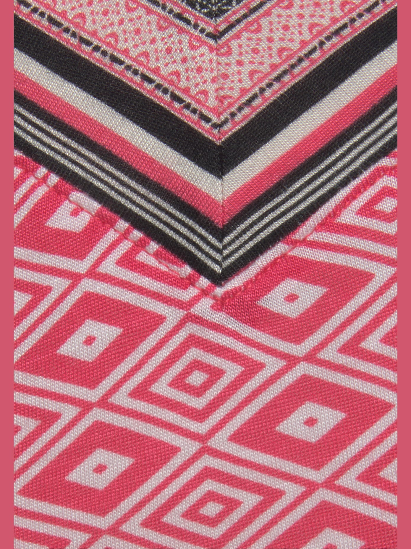 Debardeur haut avec motif ethnique