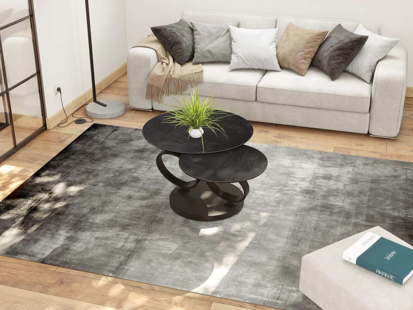 Couchtisch Eolia Black Double