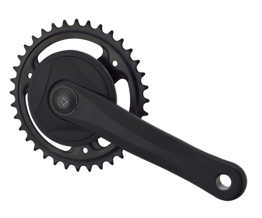 Kranksæt Pro Alu 170mm 38T 3/32” Sort
