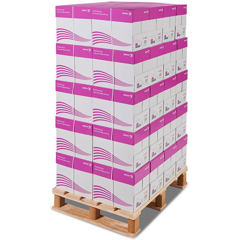 Papier A4 blanc 80 g Xerox Performer - Ramette de 500 feuilles - vendu à la palette