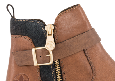 Rieker Kort damestøvle Brun Z4959-22 | Skoringen
