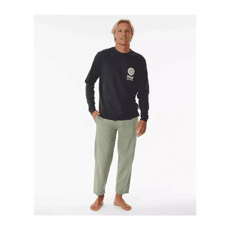 Teeshirt RIPCURL Swc Lines L/S Tee Washed Black M