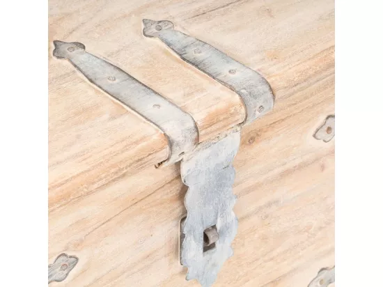 Coffre 40x40x40 cm Bois d'acacia solide