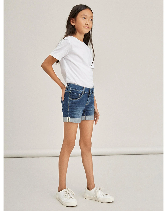 Jeans-Shorts NKFSALLI DNMTASIS 3470 in dark blue denim