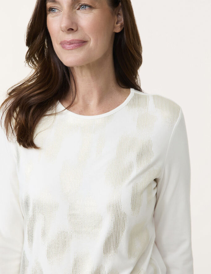 Gerry Weber T-SHIRT 3/4 SLEEVE Off-white