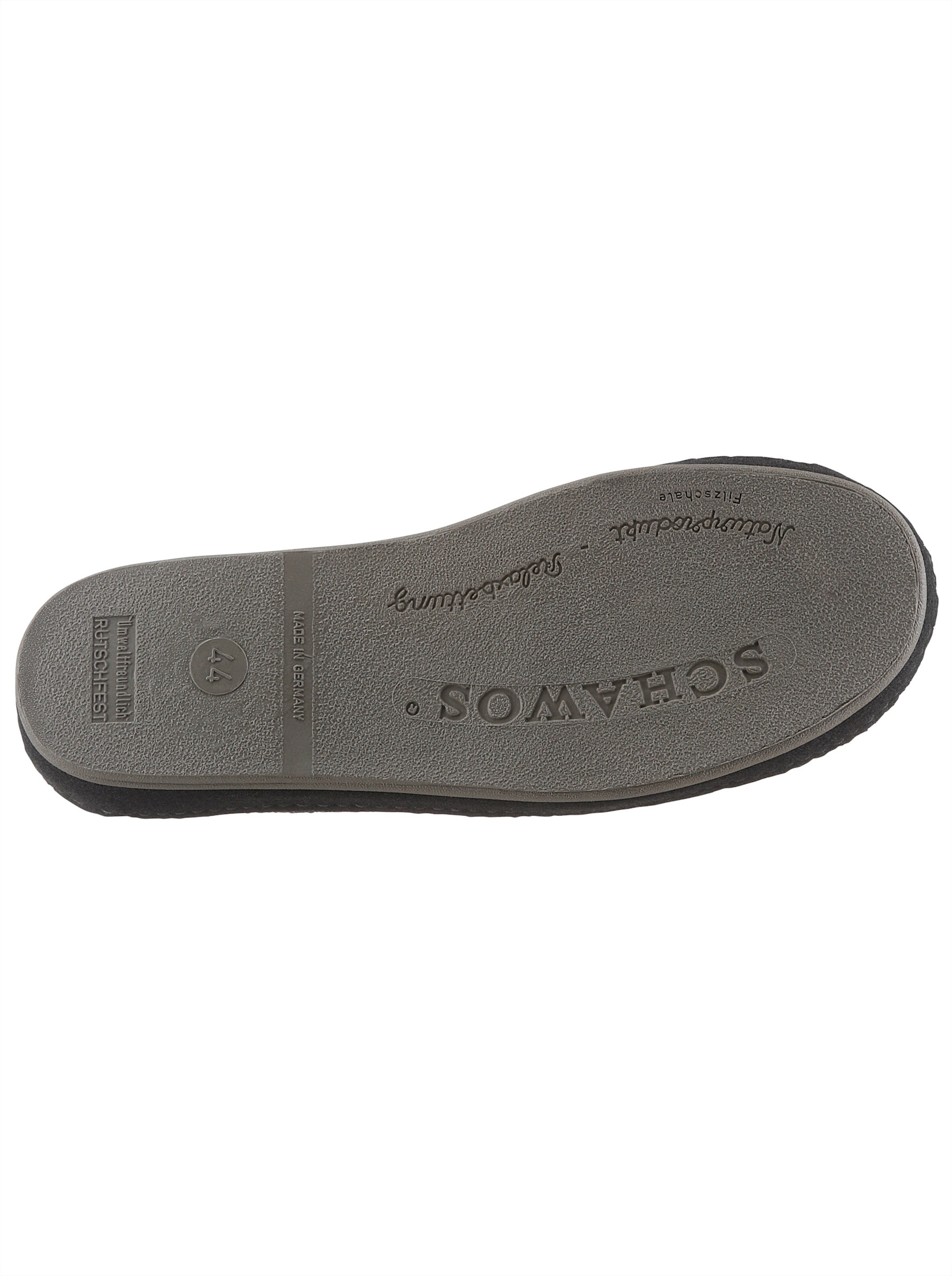 Schawos Pantoffel in grau