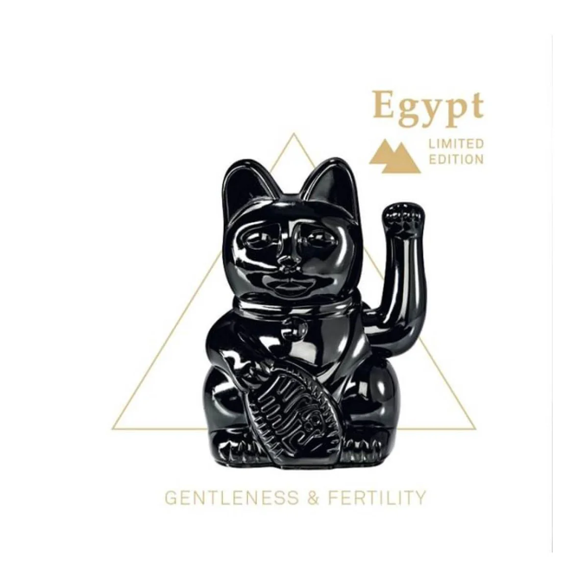 Donkey  Maneki-Neko kat - Sort