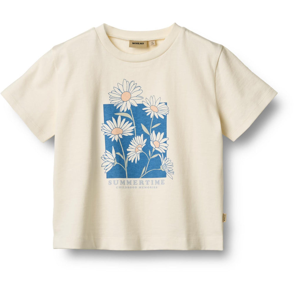 Køb Wheat Ivory T-shirt S/S Print Mirsa