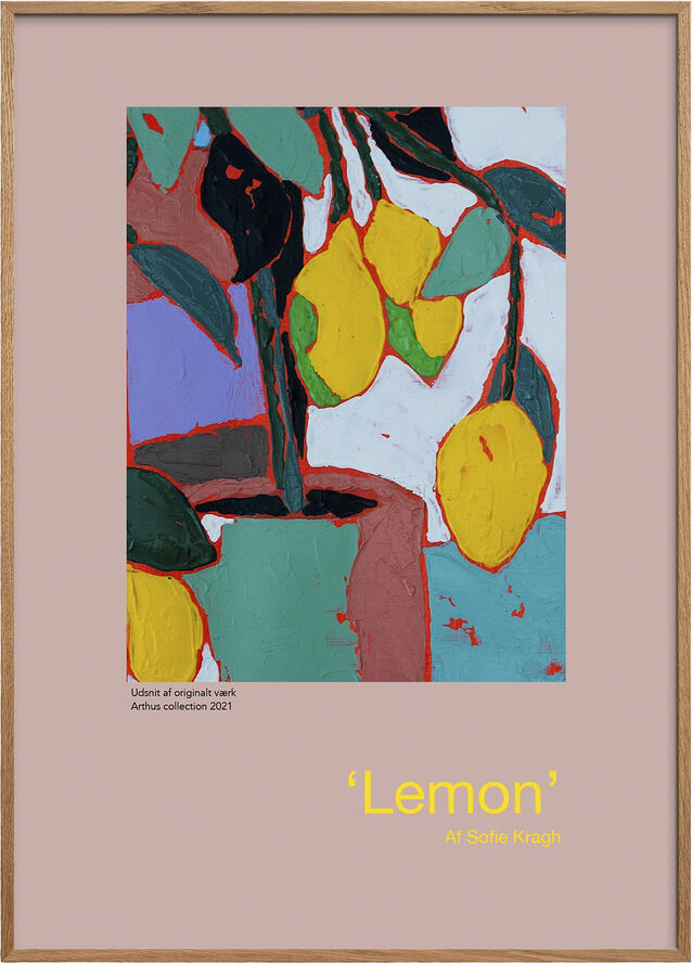 Poster & Frame Lemon Flerfarvet