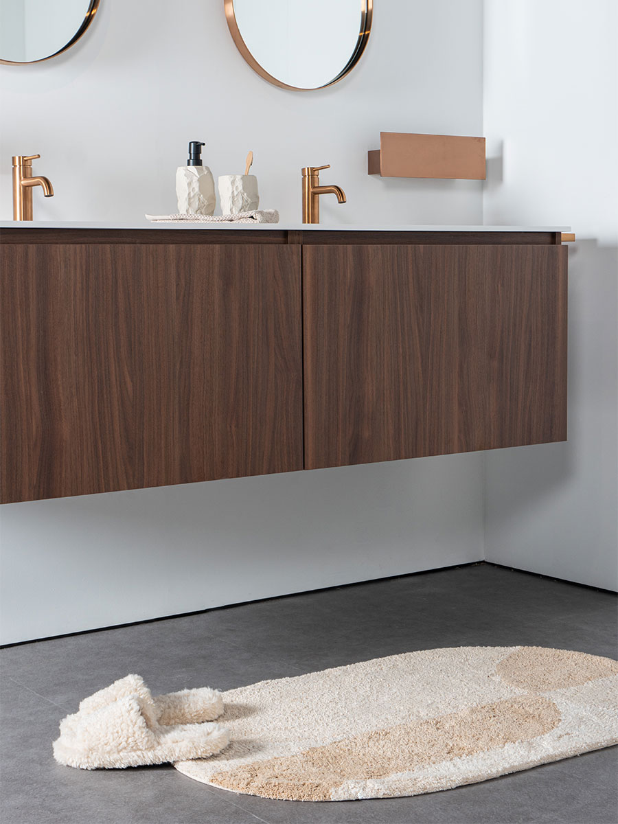Badmat Bowie Creme Ovaal 50 x 80 cm