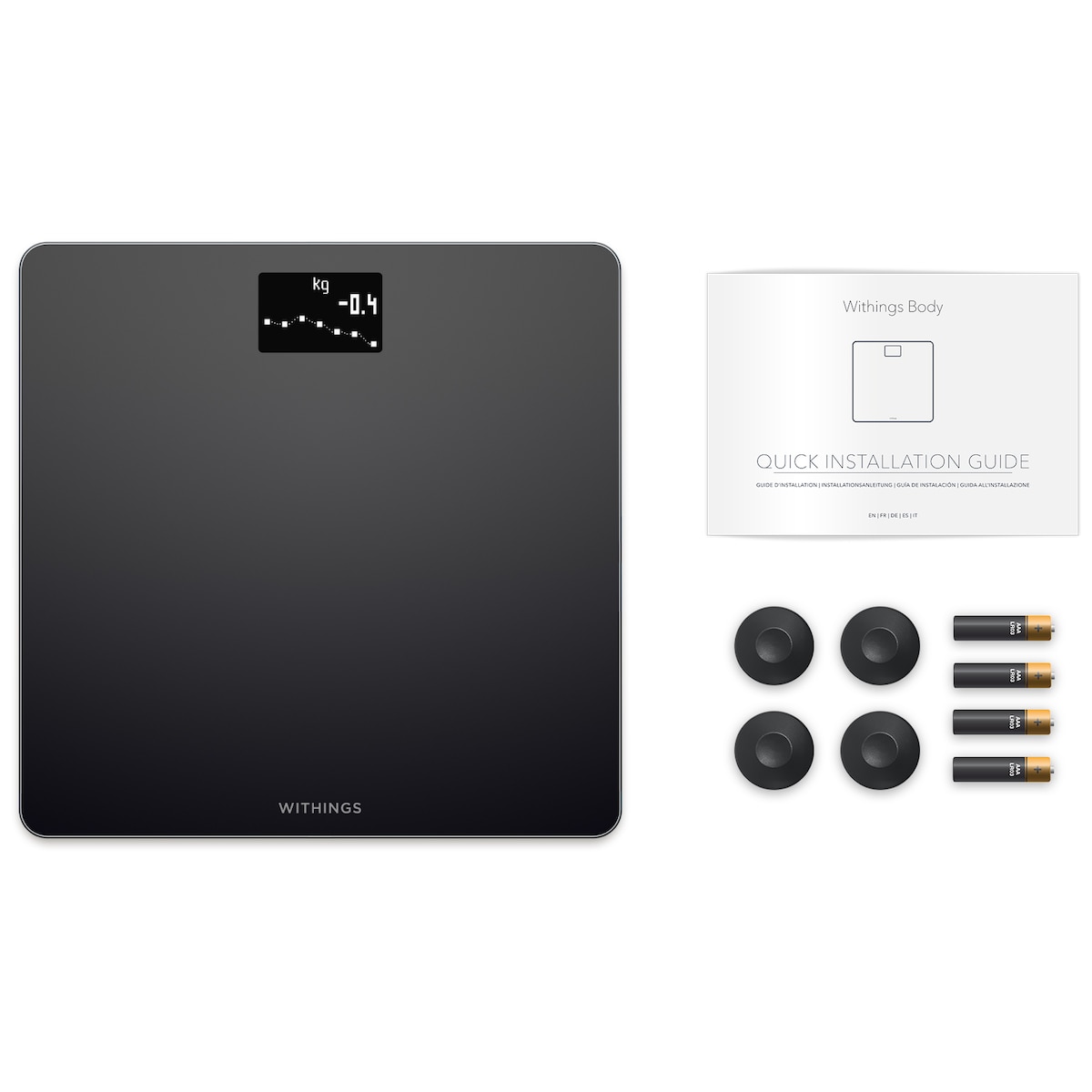 Withings Body badevekt WITWBS06BK (sort)