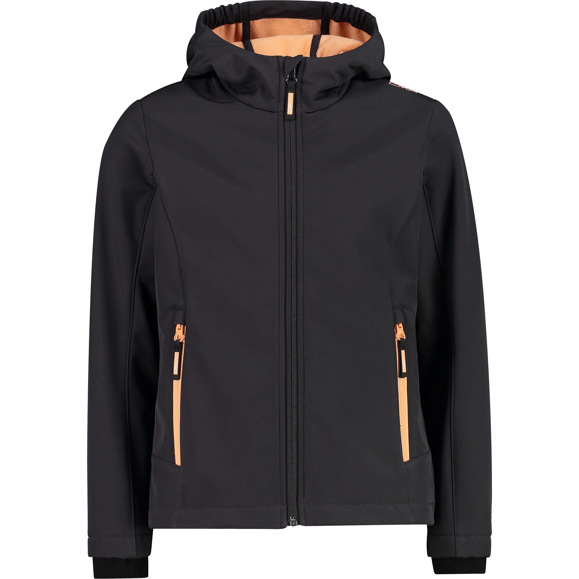 CMP Fix Hood Softshelljacke Kinder anthrazit