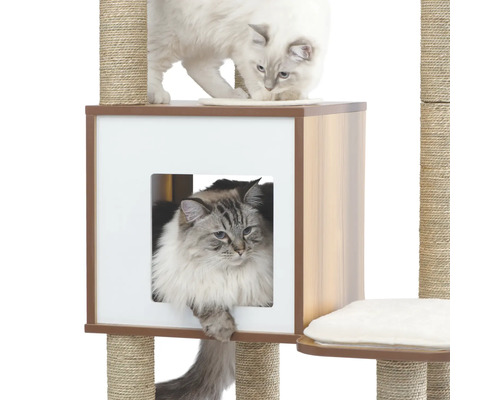 Vervangend kussen voor de Catit Vesper Plush krabpaal, 34,5 x 34,5 cm. Vervangend onderdeel voor de Catit Vesper Base in walnoot en zwart, en de Vesper High Base in walnoot.